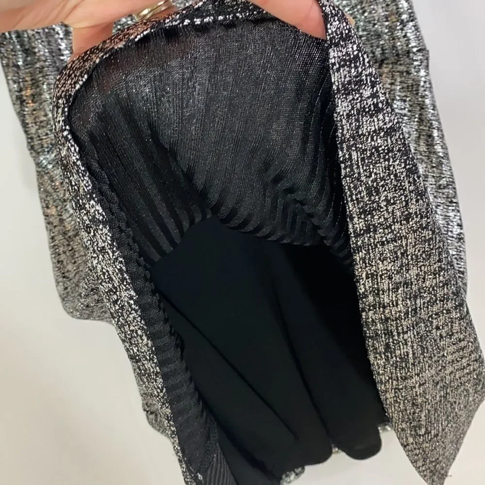 Art Class Girls Foil Rib Knit Short Sleeve Dress